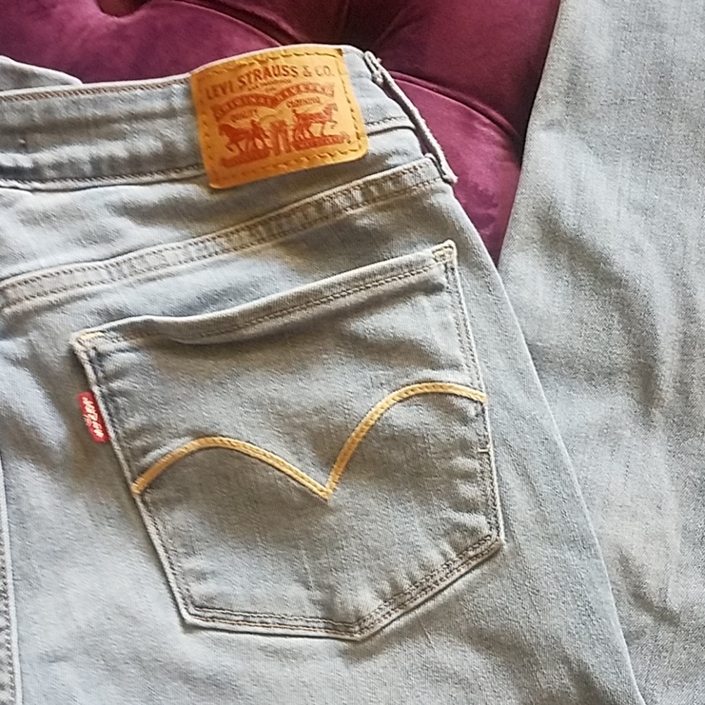 Levi's Super Skinny Light Wash Jeans